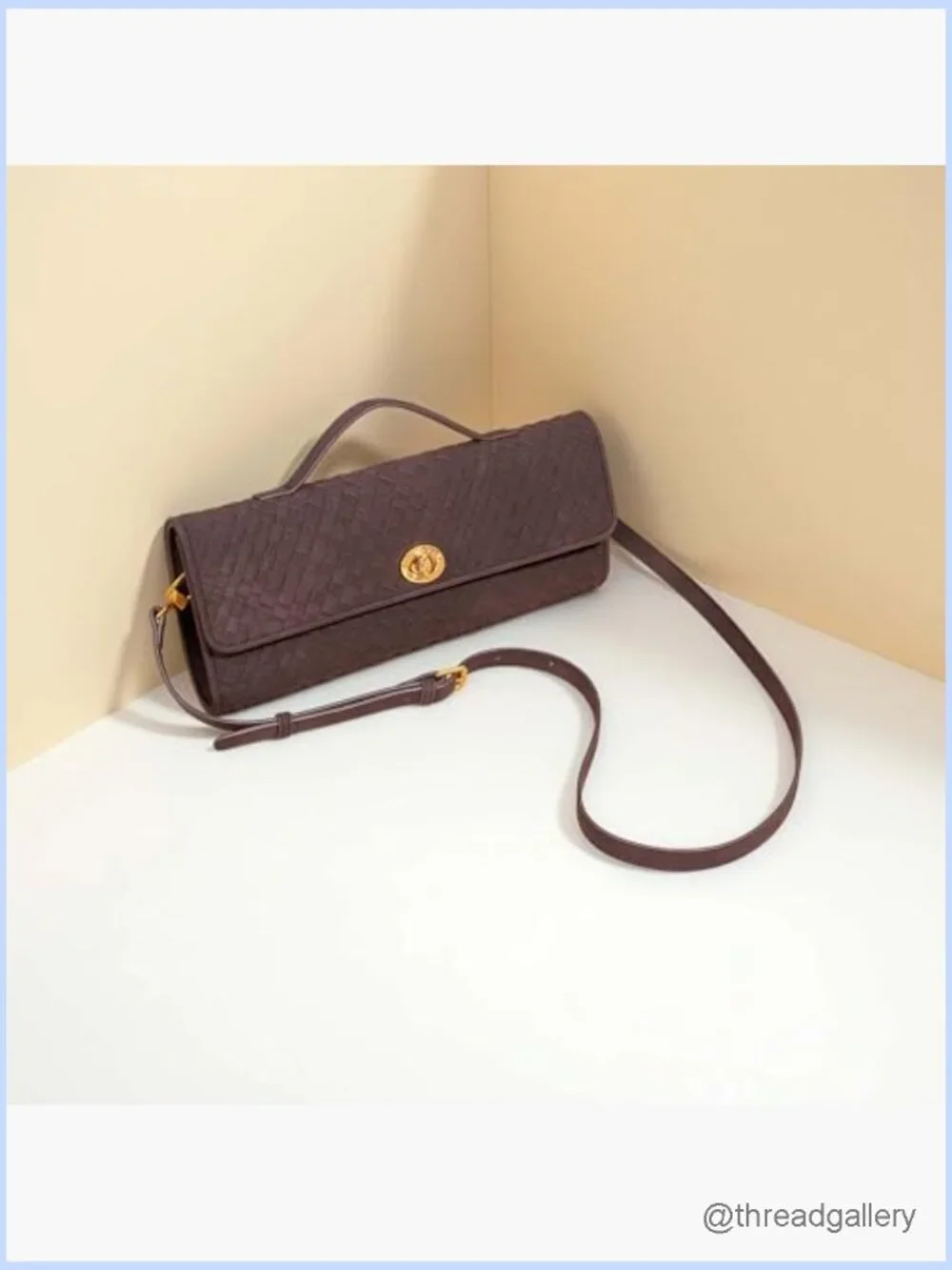 Mixed-Weave Hobo Bag - 3-Way Carry Top Handle Shoulder Crossbody Satchel